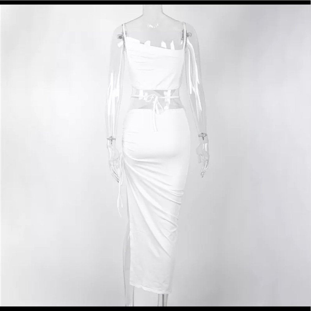 Summer dress, open back dress, cut-out dress - Picture 6 of 8
